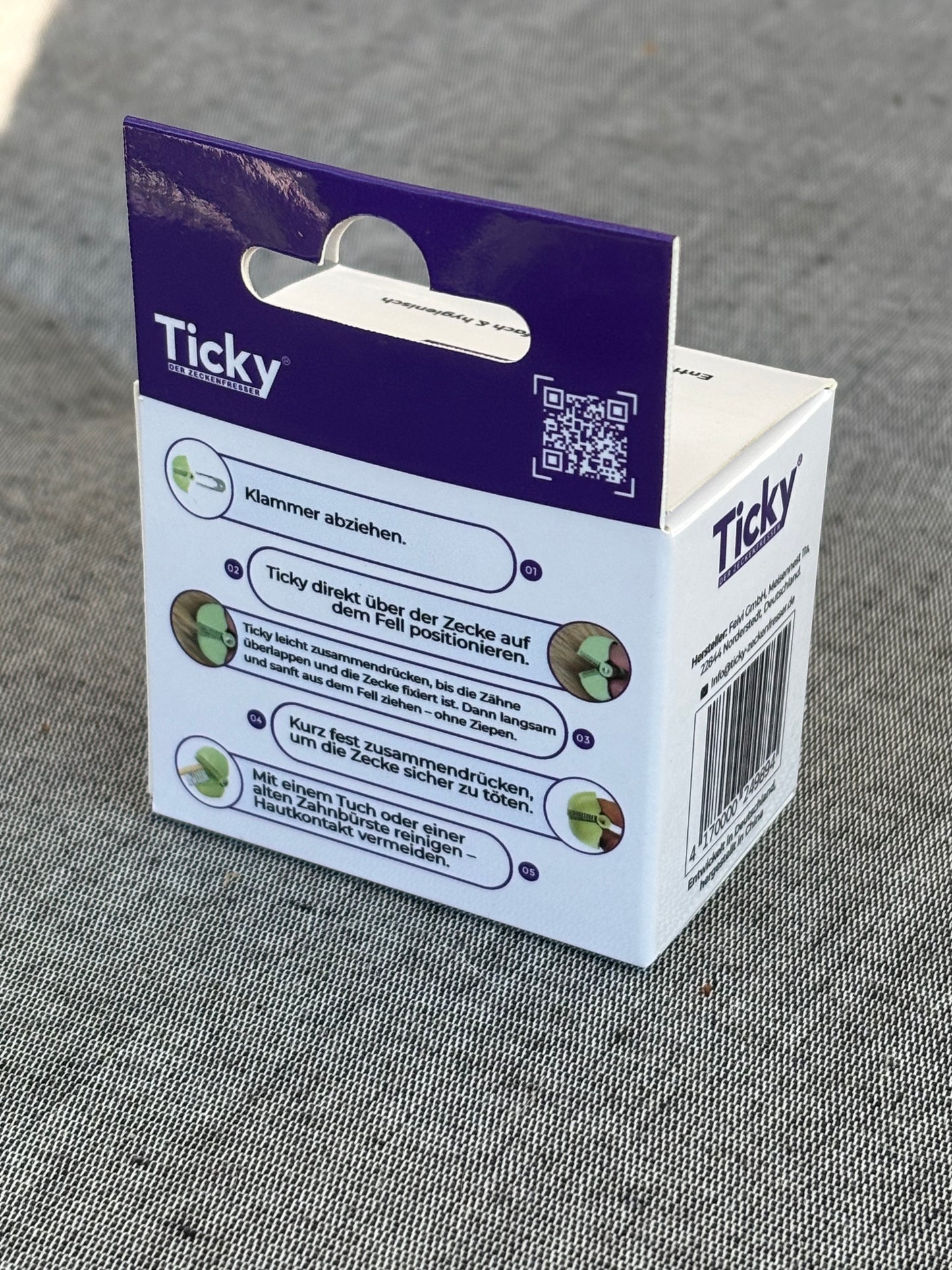 Ticky DER ZECKENFRESSER - die 3-IN-1 LÖSUNG GEGEN ZECKEN Für Hunde und Katzen