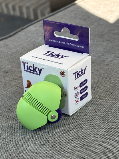 Ticky DER ZECKENFRESSER - die 3-IN-1 LÖSUNG GEGEN ZECKEN Für Hunde und Katzen